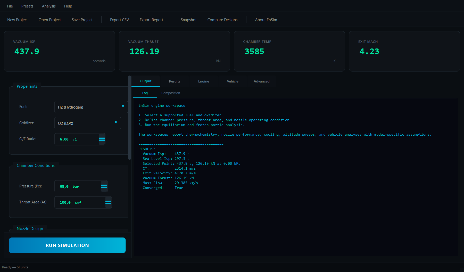 Main interface